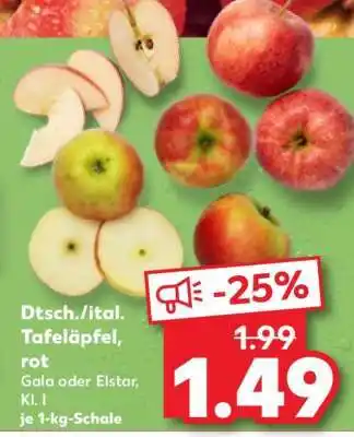 Kaufland Dtsch./ital. Tafeläpfel, rot Angebot