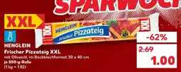 Kaufland frischer Pizzateig XXL Angebot