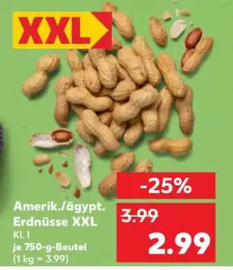 Kaufland Amerik./ägypt. Erdnüsse XXL Angebot