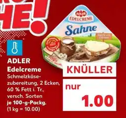 Kaufland Adler Edelcreme Angebot