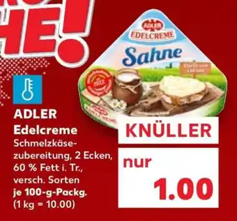 Kaufland Adler Edelcreme Angebot