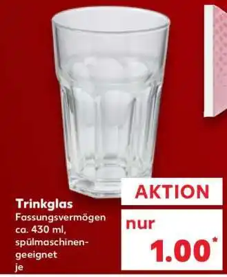 Kaufland Trinkglas Angebot