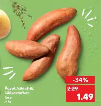 Kaufland Ägypt./südafrik. Süßkartoffeln, lose Angebot