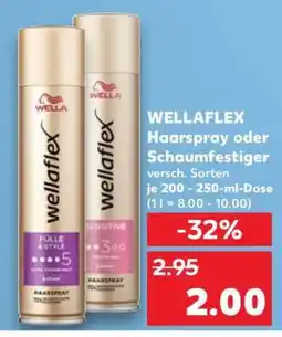 Kaufland WELLAFLEX Haarspray oder Schaumfestiger Angebot