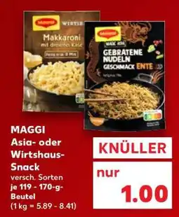 Kaufland MAGGI Asia- oder Wirtshaus-Snack Angebot