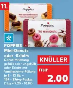 Kaufland POPPIES Mini-Donuts oder -Eclairs Angebot
