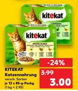 Kaufland KITEKAT Katzennahrung Angebot