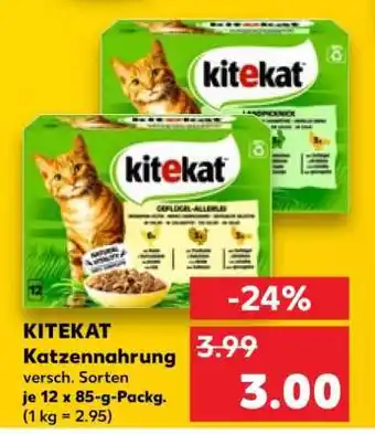 Kaufland KITEKAT Katzennahrung Angebot
