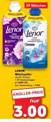 Kaufland Lenor Weichspüler Angebot