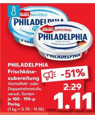 Kaufland PHILADELPHIA Frischkäsezubereitung Angebot