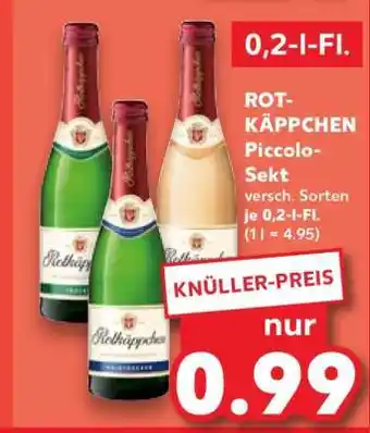 Kaufland ROT-KÄPPCHEN Piccolo-Sekt Angebot
