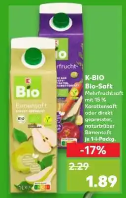Kaufland K-BIO Bio-Saft Angebot