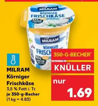 Kaufland Milram Körniger Frischkäse Angebot