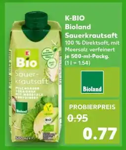 Kaufland K-BIO Bioland Sauerkrautsaft Angebot