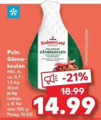 Kaufland Poln. Gänsekeulen Angebot
