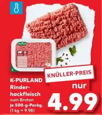 Kaufland K-PURLAND Rinderhackfleisch Angebot