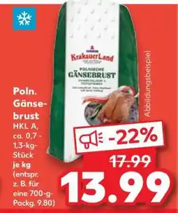 Kaufland Poln. Gänsebrust Angebot