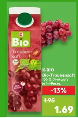 Kaufland K-BIO Bio-Traubensaft Angebot