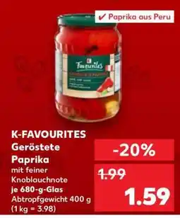 Kaufland K-FAVOURITES Geröstete Paprika Angebot