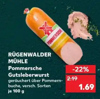 Kaufland Pommersche Gutsleberwurst Angebot
