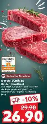Kaufland K-WERTSCHÄTZE Rinder-Roastbeef Angebot