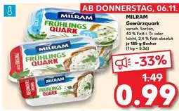 Kaufland Milram Gewürzquark Angebot