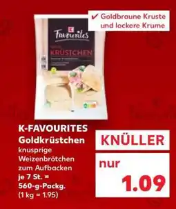 Kaufland K-FAOURITES Goldkrüstchen Angebot