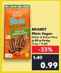 Kaufland BRANDT Minis Vegan Angebot