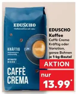 Kaufland Eduscho Kaffee Angebot
