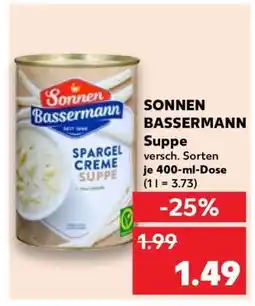 Kaufland SONNEN BASSERMANN Suppe Angebot