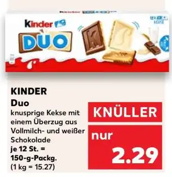 Kaufland kinder DUO Angebot