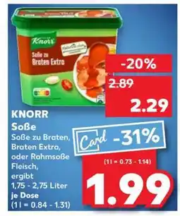 Kaufland Knorr Soße Angebot