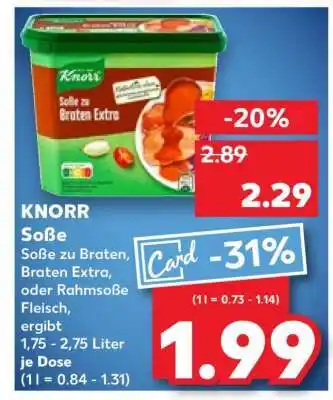 Kaufland Knorr Soße Angebot