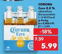 Kaufland Corona Cero 0,0% Angebot