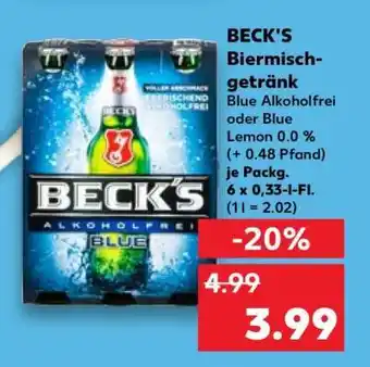 Kaufland BECK'S Biermischgetränk Angebot
