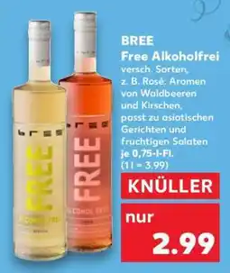 Kaufland BREE Free Alkoholfrei Angebot