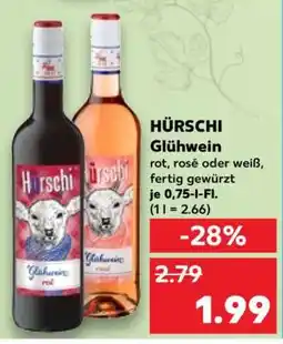 Kaufland HÜRSCHI Glühwein Angebot