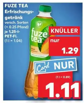 Kaufland FUZE TEA Erfrischungsgetränk Angebot