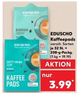Kaufland EDUSCHO Kaffeepads Angebot