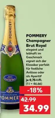 Kaufland POMMERY Champagner Brut Royal Angebot