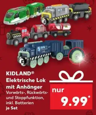 Kaufland KIDLAND Elektrische Lok mit Anhänger Angebot