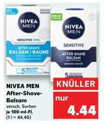 Kaufland NIVEA MEN After Shave Balsam Angebot