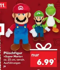 Kaufland Plüschfigur Super Mario Angebot