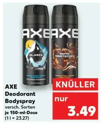 Kaufland Axe Deodorant Bodyspray Angebot