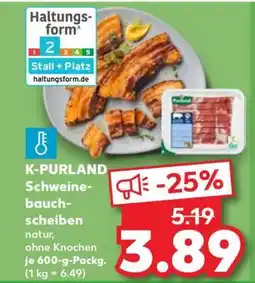 Kaufland K-PURLAND Schweinebauchscheiben Angebot