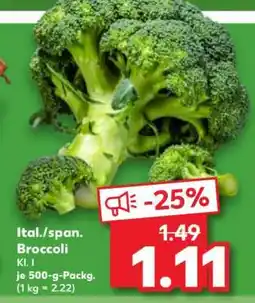 Kaufland Ital./span. Broccoli Angebot