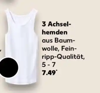 Kaufland 3 Achselhemden Angebot