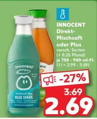 Kaufland INNOCENT Direkt Mischsaft oder Plus Angebot