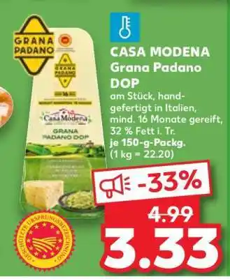 Kaufland CASA MODENA Grana Padano DOP Angebot