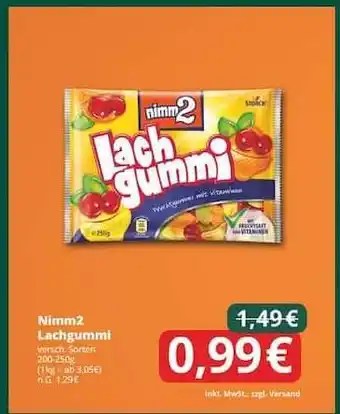 Famila Nord Ost nimm2 Lachgummi Angebot